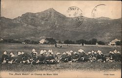 The "Black Watch" on Champ de Mars 1894 Port Louis, Mauritius Africa Postcard Postcard Postcard