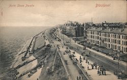 North Shore Parade Blackpool, England Lancashire Postcard Postcard Postcard