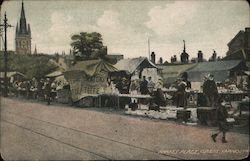 View of Market Place Great Yarmouth, England Norfolk Postcard Postcard Postcard