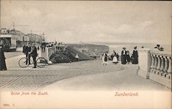 Roker from the South, Sunderland England Postcard Postcard Postcard