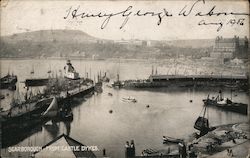 Scarborough - From Castle Dykes. Postcard