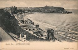 South Bay Scarborough, England Yorkshire Postcard Postcard Postcard