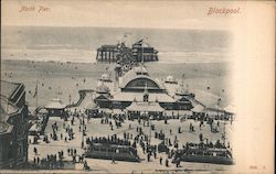 North Pier Blackpool, England Lancashire Postcard Postcard Postcard