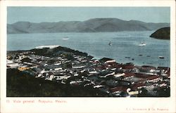 General View of Shoreline Acapulco, GR Mexico Postcard Postcard Postcard