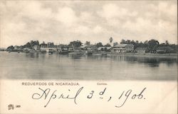 A town located on the ocean in the tropics Corinto, Nicaragua Central America Postcard Postcard Postcard