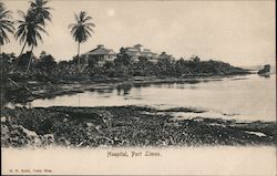 Hospital Port Limon, Costa Rica Central America Postcard Postcard Postcard