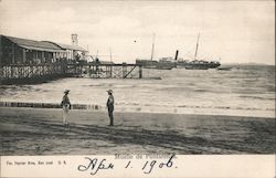 Muelle de Punterenas Postcard
