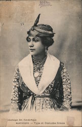 Type et Costume Creole Postcard