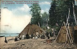Vues de Trans-Baikal. Une Pecherie au Bord du Lac Baikal Postcard