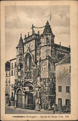 Coimbra (Portugal) - Egreja de Santa Cruz Postcard