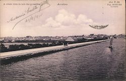 A cidade vista do lado das pyramides , Aveiro Postcard