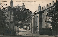 Entrada do Parque da Pena Postcard