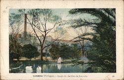 Lake in Estrela Garden Postcard