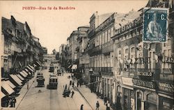 Rua Sa da Bandeira Postcard