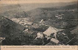 General view of crushing mills and cyanide works. ShebaG.M.Coy Barberton. Transvaal Postcard