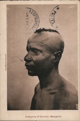 Indigene N Gombe (Bangala) Postcard