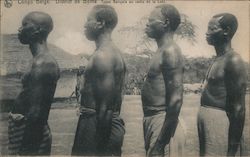 Congo Belge - District de Doma, Types Bangala au camp de la Luki Postcard