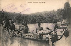 Pirogue de Chef Postcard