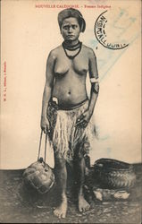 Nude Nauvelle Caledonie - Femme Indigene Postcard