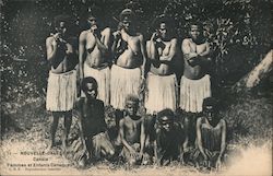Canaque Women and Children Postcard