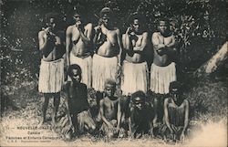 Canaque Women and Children Canala, New Caledonia Postcard Postcard Postcard