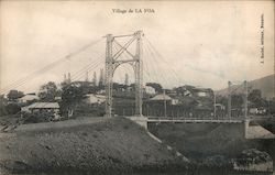 Village of La Foa, Passerelle Marguerite Postcard