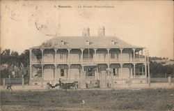 Noumea - Le Musee Bibliotheque Postcard