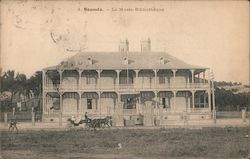 Noumea - Le Musee Bibliotheque Nouméa, New Caledonia South Pacific Postcard Postcard Postcard