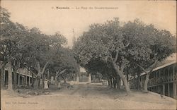 Noumea - La Rue du Governement Postcard