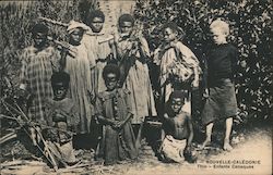 Novelle-Caledonie Thio - Enfants Canaques Postcard