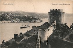 Boğazkesen Castle - Rumelihisarı , Bosphore Constaninople, Turkey Greece, Turkey, Balkan States Postcard Postcard Postcard