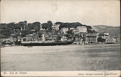 View of Tarabya, Bosphorus Strait Postcard