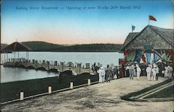 Kalang River Reservoir - Opening of new Works 26th March 1912 Postcard