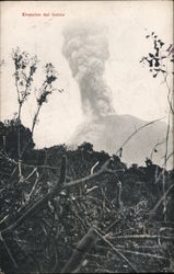 Eruption of Izalco Postcard
