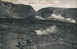 View of Crater, Volcano of San Miguel El Salvador Central America Postcard Postcard Postcard