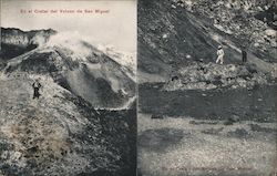 In the Crater of San Miguel Volcano El Salvador Central America Postcard Postcard Postcard