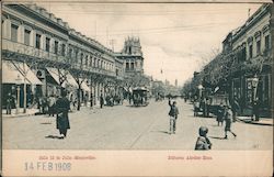 18 de Julio Avenue Postcard