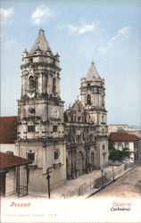 Panamá - Cathedral Panama, Panama Postcard Postcard Postcard