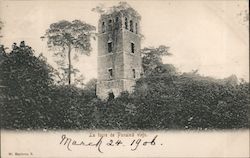 The tower at old Panama Postcard