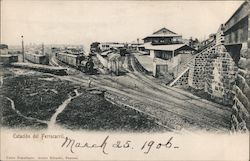 Railway Station Postcard