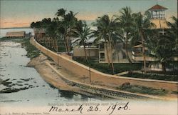 American Quarters Healthiest spot in Colon Postcard