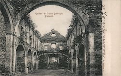 Stone arches of a ruined church Postcard
