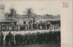 Pledge to the Panamanian flag Postcard