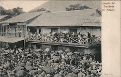 Arrival of President Manuel Amador Guerrero Postcard