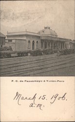 Pacasmayo Railway Station Postcard