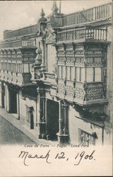 Torre Tagle Palace Postcard