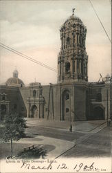 Iglesia de Santo Domingo - Lima Postcard
