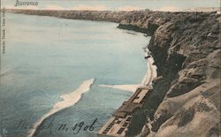 Barranco District - Cliffs of Chorrillos Lima, Peru Postcard Postcard Postcard