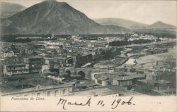 Panorama de la Ciudad Postcard