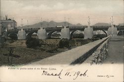 Trujillo Bridge Over the Rimac River Postcard